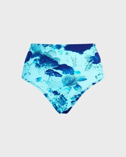 Vilebrequin Women High-waisted Bikini Bottom Coral Reef