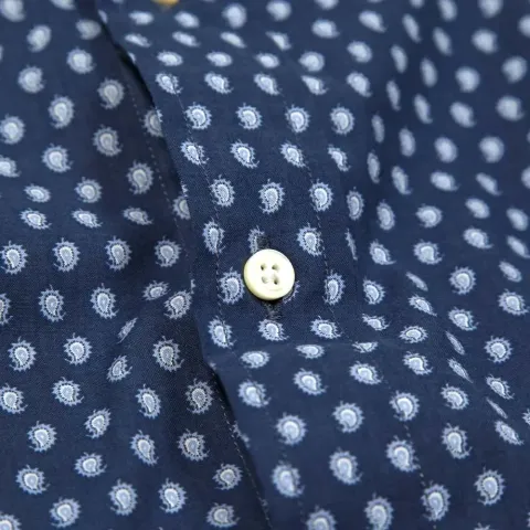 Paisley Print Button Down Shirt