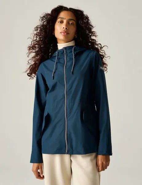 Regatta Bayletta Waterproof Oversized Rain Jacket Navy