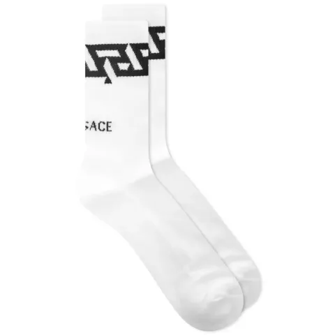 Geometric Greek Band Sport Sock