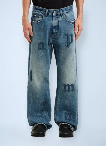 Logo Motif Jeans