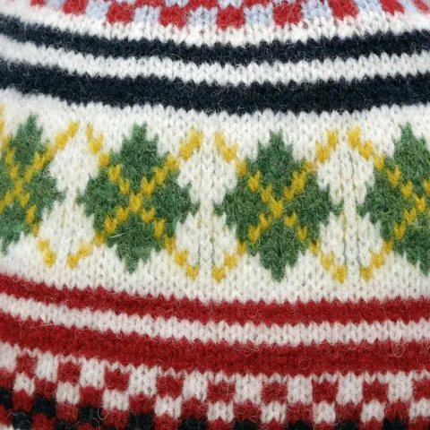 Fred Perry British Knitting Patterns Fairisle Beanie