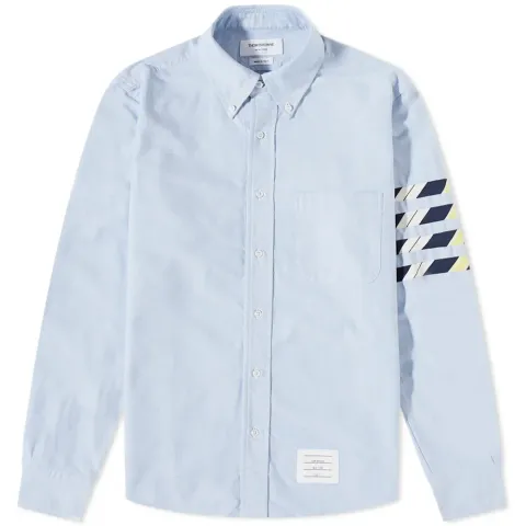 Tie Stripe 4 Bar Button Down Shirt