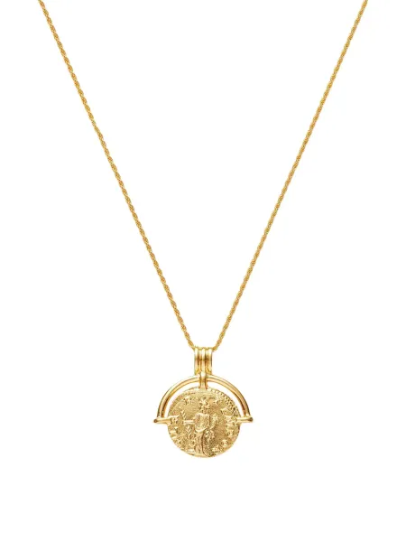 Missoma Lucy Williams Roman Arc Coin Necklace 18kt gold