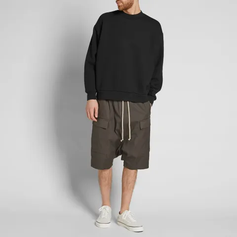 T by Alexander Wang Dense Fleece Oversized Crew Sweat