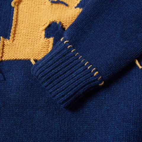 Maison Kitsuné Letter Crew Knit