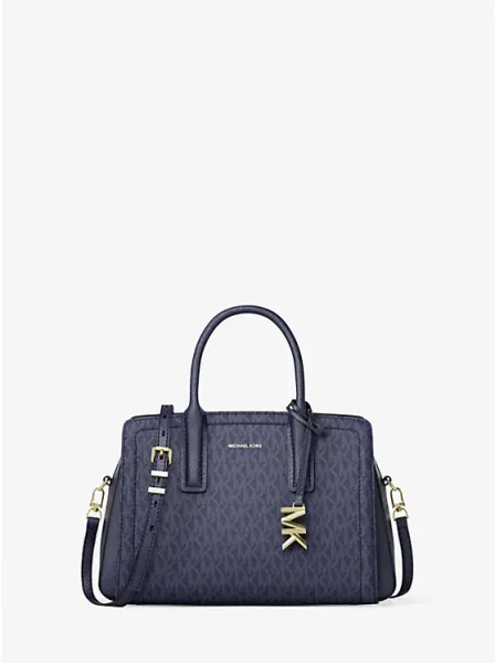 Laila Small Signature Logo Satchel