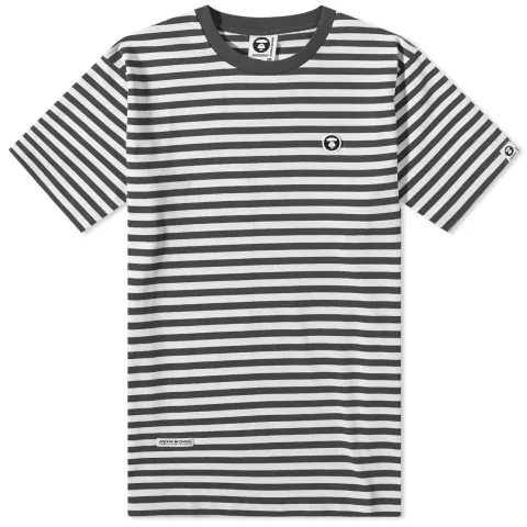 AAPE Now Stripe Badge T-Shirt