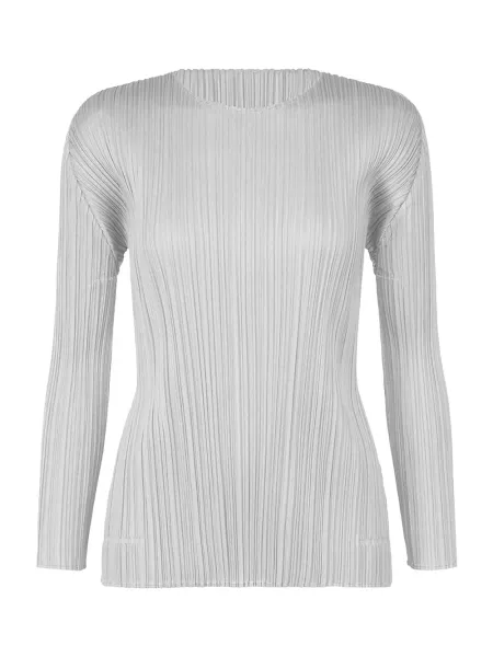 Pleats Please Top L Grey