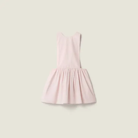 Poplin mini-dress