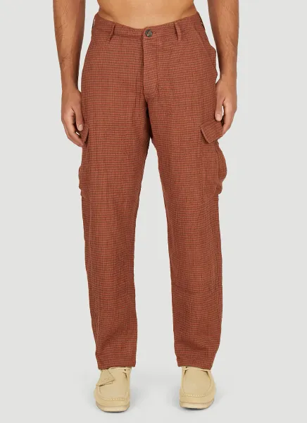Handloom Cargo Pants