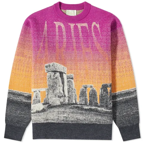 Henge Intarsia Crew Knit