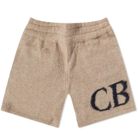Intarsia Knit Shorts