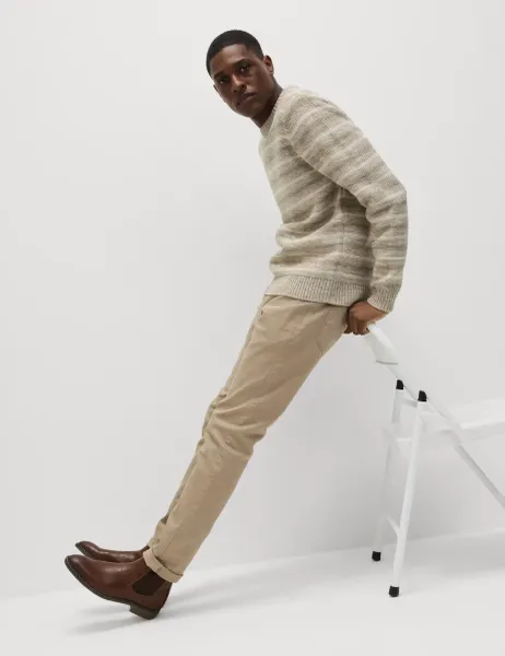 Marks & Spencer Slim Fit Stretch Jeans Light Stone