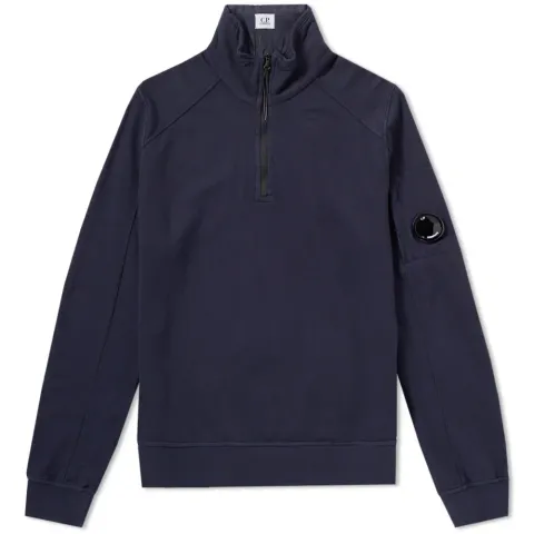 Garment Dyed Light Fleece Half Zip Sweat