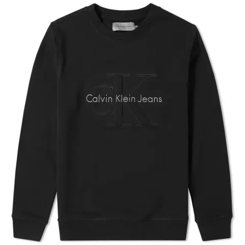 Hasto Embossed Logo Crew Sweat
