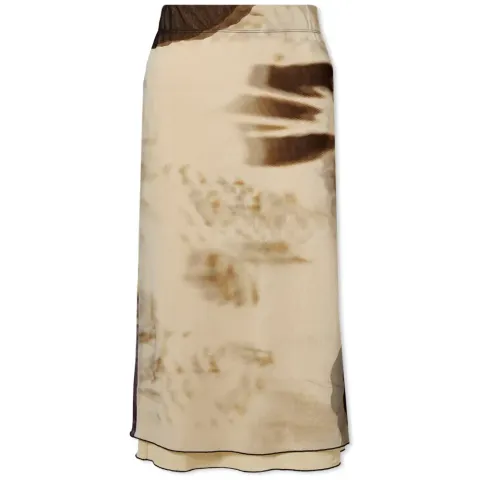 Flower Mesh Skirt