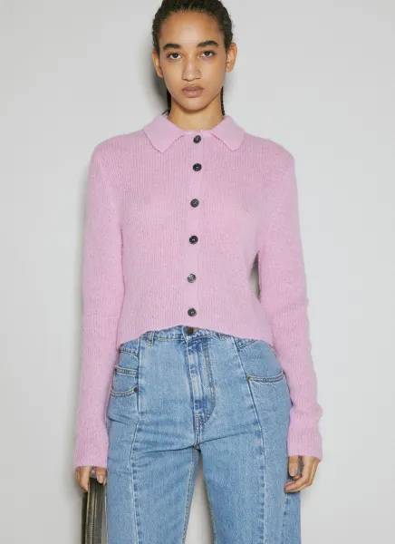 Mazzy Polo Knit Cardigan