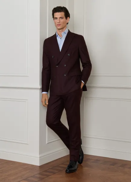 Hackett Wool Formal Trouser-Woven in Italy