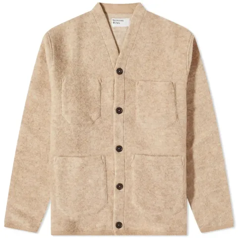 Wool Fleece Cardigan