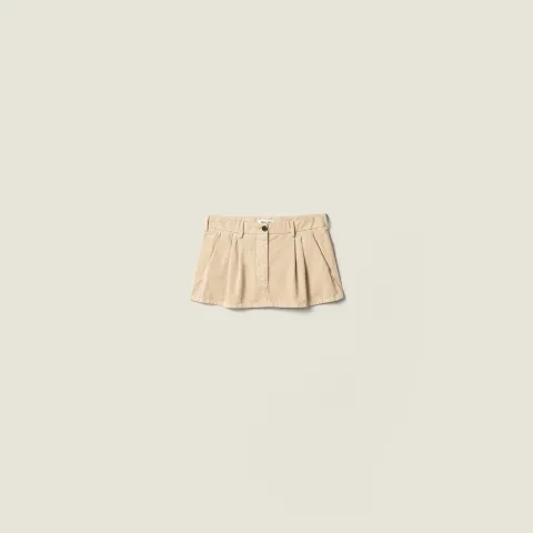 Old gabardine miniskirt