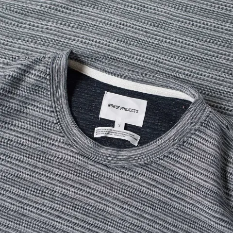 Long Sleeve Niels Textured Stripe Tee