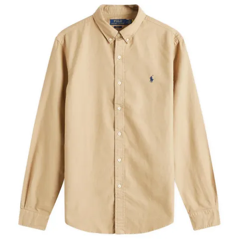 Garment Dye Button Down Shirt