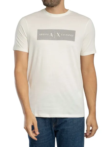 Armani Exchange Stripe Logo T-Shirt