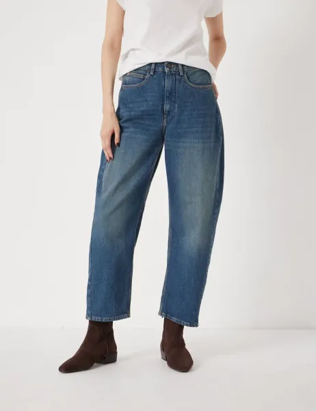 HUSH Barrel Leg Jeans Denim