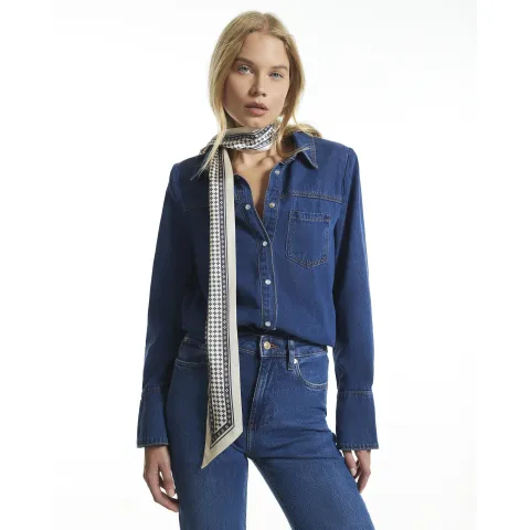 River Island Geometric Skinny Scarf