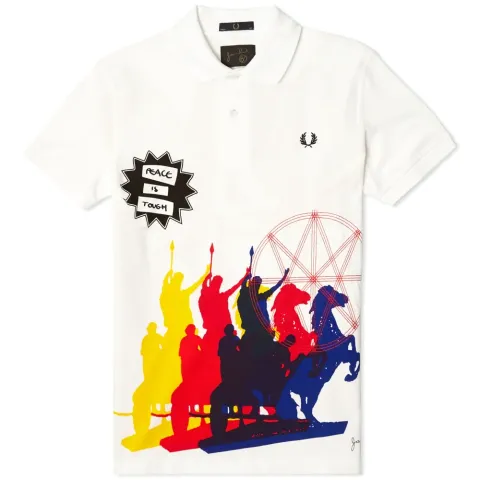 Fred Perry x Jamie Reid Peace is Tough Polo