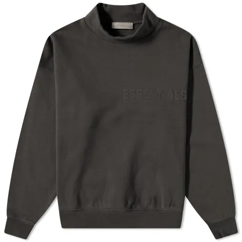 Logo Mock Neck Sweat