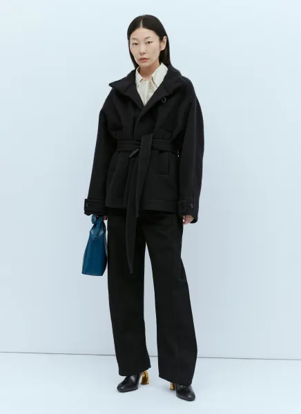 Short Cotton Duffle Coat