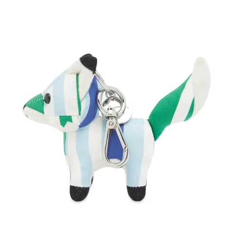 Small Stripes Fox Bag Charm
