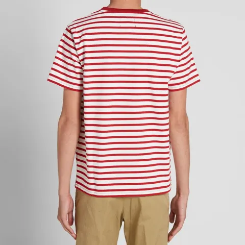 Narrow Stripe Border Tee