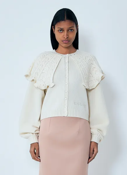 Wool-And-Cashmere-Blend Cardigan