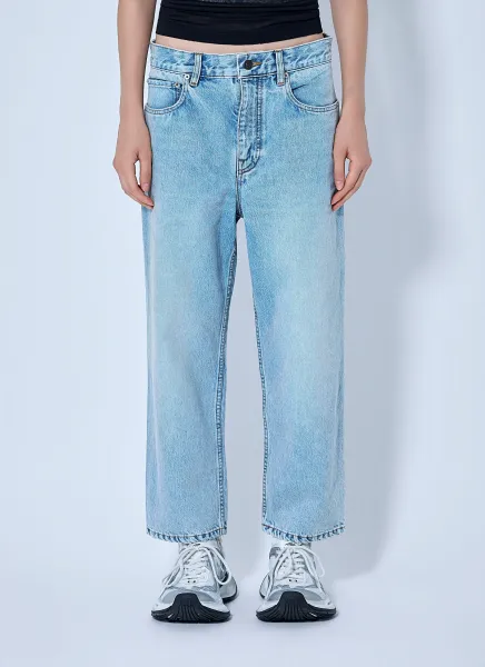 Balenciaga Straight-Leg Denim Jeans