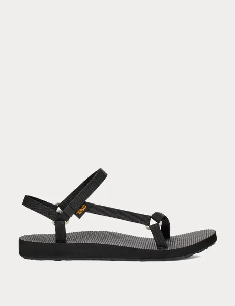 Teva Original Universal Slim Flat Sandals Black