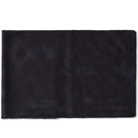 Wool & Silk Camo Scarf