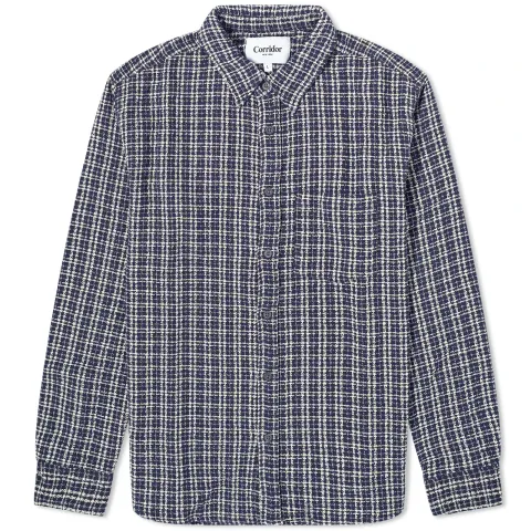 Reverse Tweed Snow Check Shirt