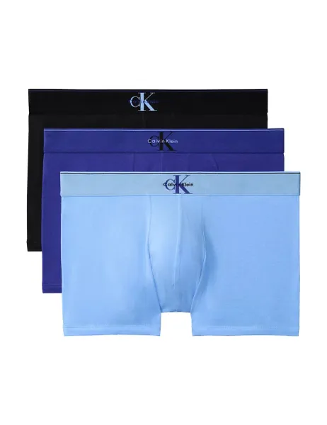 Calvin Klein 3 Pack Archive Cotton Stretch Trunks Black Mix