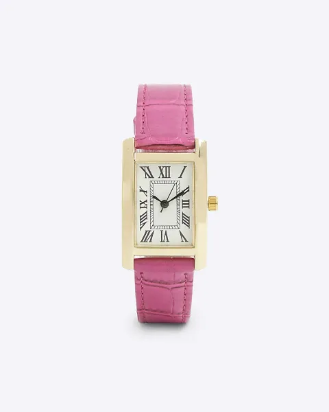 River Island Rose Gold Link Watch