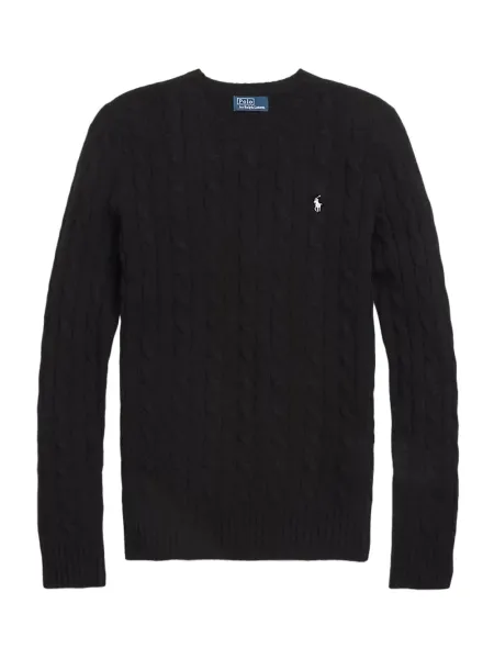 Wool-Cashmere Crewneck Jumper Black