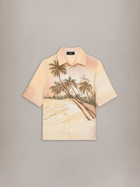 PALMS BOWLING SHIRT - Ivory