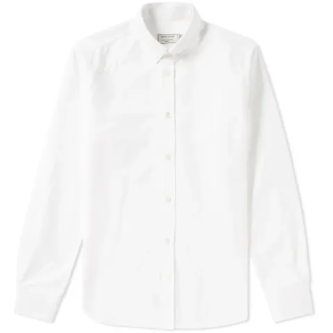 Maison Kitsuné Button Down Classic Embroidered Fox Shirt