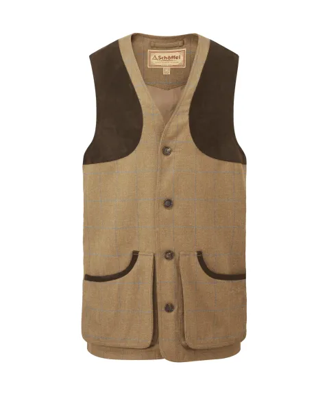 Schöffel Country Ptarmigan Tweed Waistcoat II - Corry Tweed