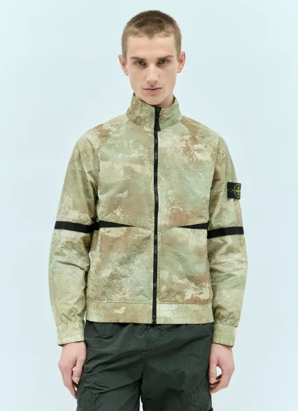 Dissolving Grid Camo Jacket