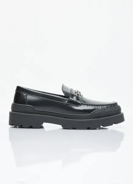 Interlocking G Leather Loafers