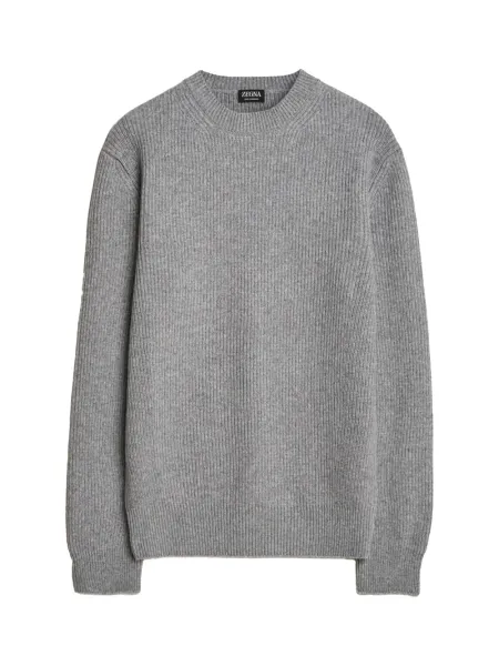 Men Oasi Cashmere Sweater Grey