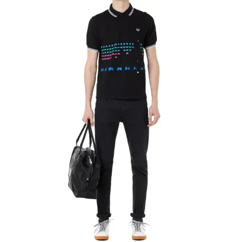 Fred Perry x Space Invaders Polo 02